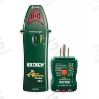 EXTECH Circuit Breaker Finder: 90 to 120V AC, No Display, GFCI/Std, Audible/Light (MPN CB10). Key specifications — For Voltage Range: 90 to 120V AC; Brand: EXTECH.