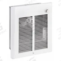 DAYTON Recessed Electric Wall-Mount Heater: 750 W/1500 W, 120V AC, Single Phase, 120V AC, 1-phase (MPN 2HAD6). Key specifications — Grille Color: White; Programming Capability: Non-Programmable; Wattage Output: 750 W/1500 W; Voltage, Phase: 120V AC, 1-phase; Rough-In Dimensions - H x W x D: 11-1/4 in x 9-1/4 in x 3-3/4 in; Nominal Voltage - HVAC: 120V AC; Brand: DAYTON; Phase: Single.