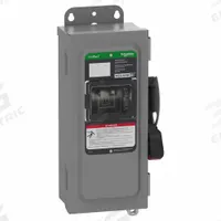 SCHNEIDER Safety Switch: Non-Fusible, 200 A, Three Phase, 600V AC/DC, Galvanized Steel, Indoor (MPN VHU364NAWKGL). Key specifications — attr867131: SCHNEIDER.