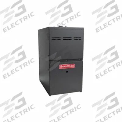 GOODMAN Residential Gas Furnace: 60,000 BtuH Heating Capacity Input, 1,600 cfm - Standard-Efficiency 80% AFUE Whole-House Gas Furnaces