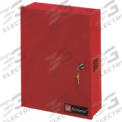 ALTRONIX Enclosure Xlg Fits 2- 12Ah Battery Red: Enclosure Fits (MPN BC400R) - Accessories for Power Supplies