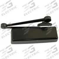 LCN Door Closer: Parallel Mounting Type, Grade 1 - Heavy Duty, Bronze, 12 1/4 in Lg, 2 1/4 in Wd (MPN 4111-EDA RH DKBRZ). Key specifications — Manufacturer Part Number: 4111-EDA RH DKBRZ; Brand: LCN; Closer Series: 4110; Closer Type: Non-Hold Open; Location Use: Interior/Exterior; Spring Type: Adjustable; Product Type: Door Closer; Spring Size: 6.
