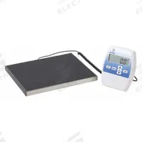DORAN Physician Scale: Digital, kg/lb, 15 in Weighing Surface Wd, 12 in Weighing Surface Dp (MPN DS6150). Key specifications — Brand: DORAN; Weighing Units: lb; Standards: CE; IP Rating: Not IP Rated; Indicator Attachment: Corded Remote; Includes: AC Adapter; Readability: 0.2 lb/0.1 kg.