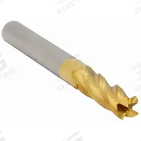 APPROVED VENDOR Square End Mill: Carbide, TiN Coated, 4 Flute, 12 mm Mill Dia, 25 mm LOC, 76 mm OAL (MPN 206-001420A)