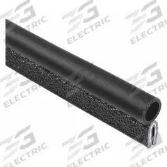 TRIM LOK INC Trim Seal: Top Bulb, 25 ft Overall Lg, PVC Outer, EPDM Bulb, 3/8 in Leg Lg, Bottom (MPN 3062B3X1/64C-25). Key specifications — Standards: UL50E File MH49032; Bulb Material: EPDM; Bulb Location: Bottom; Brand: TRIM LOK INC; Color: Black; Outer Material: PVC; Profile Shape: Top Bulb; _Gripping Style: Single Tongue.