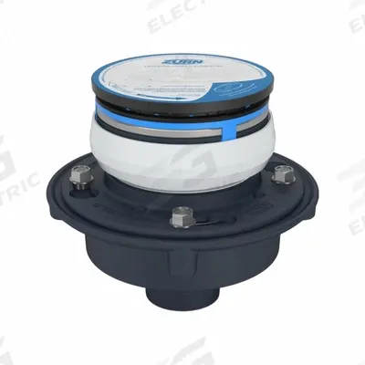 ZURN Shower Drain: 8 3/8 in Overall Dia, 6 in Grate Size, 2 in Nominal Pipe Size - Height Adjustable Floor Drains