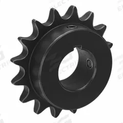 TSUBAKI Single Strand Sprocket: 50, For 5/8 in Chain Pitch, 1 1/4 in Bore Dia, 16 Teeth, Steel (MPN 50B16F-1 1/4). Key specifications — Brand: TSUBAKI.