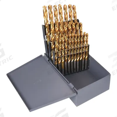 CHICAGO-LATROBE Jobber Length Drill Bit Set: 26 Pc, A to Z, 118° Point - General Purpose High-Speed Steel Jobber-Length Drill Bit Sets