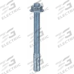 MKT FASTENING Wedge Anchor: 5 1/2 in Overall Lg, 1/2 in Dia, 1/2"-13 Thread Size, Steel, 50 PK (MPN 2512512). Key specifications — Brand: MKT FASTENING; Anchor Type: Wedge; Finish Type: Zinc Yellow.