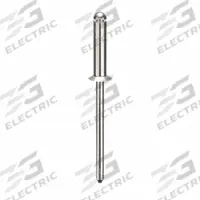 Blind Rivet,1.603" L,0.125" dia,PK500: Inch, 1 39/64 in Overall Lg, 33/64 in Body Lg, Plain, 500 PK (MPN U34128.012.4446). Key specifications — Brand: APPROVED VENDOR.