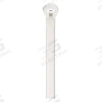 TY-RAP Cable Tie: 7 1/2 in Nominal Lg, 1 3/4 in Nominal Max. Bundle Dia., 0.18 in Wd, Std, 100 PK (MPN TY525M). Key specifications — Outdoor Use: No; Color: Natural; Brand: TY-RAP.