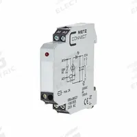 METZ CONNECT Changeover Contact: C-Logline, DIN Rail Mounting, 11061505, 5 mA Current Rating. Key specifications — Manufacturer Part Number: 11061505; Power Required: 230V AC; Product Type: Changeover Contact; Series: C-Logline.