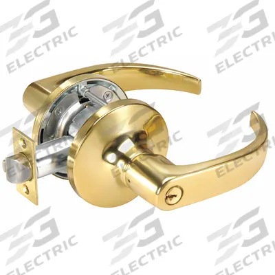 ASSA ABLOY ACCENTRA Door Lockset: Office Lever Locksets, Brass, ADA Compliant