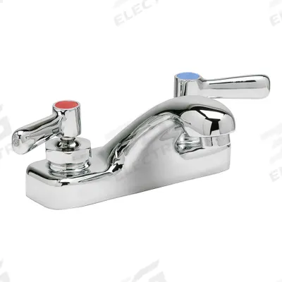 ZURN Low Arc Bathroom Faucet: AquaSpec, Cast Brass, Polished Chrome Finish, 0.5 gpm Flow Rate - Centerset Handle Bathroom Faucets