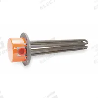 TEMPCO Flanged Immersion Heater: 1/3 Phase, 480V AC, 18,000 W Watt, 3 in Flange Size, 45.5 W/sq in (MPN TFP02674). Key specifications — Watt Density: 45.5 W/sq in; Sheath Material: Incoloy(R) 800; Brand: TEMPCO; Flange Size: 3 in.