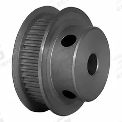 DAYTON Timing Pulley: Modified Curvilinear, Fixed, For GT Timing Belt Section, For 6 mm Belt Wd (MPN 45-2P06M6FA6). Key specifications — Brand: DAYTON; Finish: Clear Anodized; For Belt Series: Powerhouse®.
