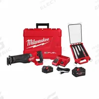 MILWAUKEE Reciprocating Saw Kit: 2 Batteries, 1 Charger , Reciprocating Saw and Blade Kit, Straight (MPN 2821-21,48-11-1881, 49-22-5641). Key specifications — attr1170520: Brushless; attr1179903: (1) 8.0 Ah.