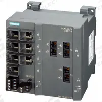 SCALANCE IE Switch: Managed, DIN Rail, 7 Ports, RJ45, 10/100/1000 Mbit/s, IP30 (MPN 6GK53073BL102AA3). Key specifications — Port Type: RJ45; Manufacturer Part Number: 6GK53073BL102AA3; Brand: SCALANCE; Features: Integrated Redundancy Manager; IP Rating: IP30; Mounting Location: DIN Rail; Network Interface: 10/100/1000 Mbit/s.