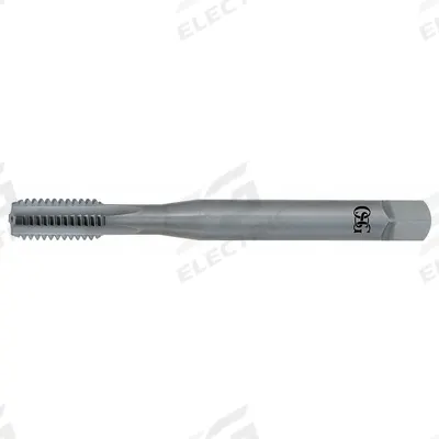 OSG Straight Flute Tap: M2x0.4 Metric, OH3 / 4H-6H, 3 Flute, Bottoming Chamfer - Straight-Flute Machine Taps for Aluminum