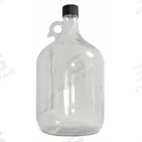 QORPAK Jug: Colorless, Uncoated Bottle, Glass, 3.79 L, 166 mm, Includes Closure, 293 mm Overall Ht (MPN GLC-01438). Key specifications — attr1371258: Yes; attr1371256: Shouldered; attr1371264: QORPAK; attr1371229: Uncoated Bottle.