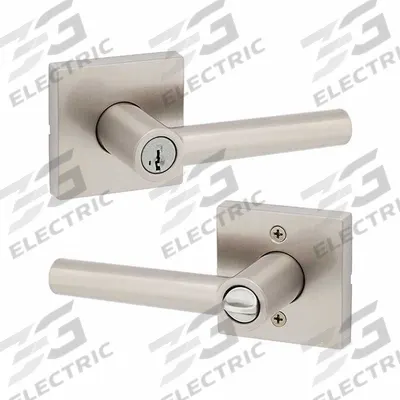 KWIKSET Door Lever Lockset: Office Lever Locksets, Nickel