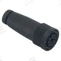 IFM M18 Circular Connector: M18 Female Thread with Straight Connection, 4 Socket, Nylon, IP65 (MPN E10137). Key specifications — Connection Type: Gold-Plated Contacts; IP Rating: IP65; Brand: IFM.