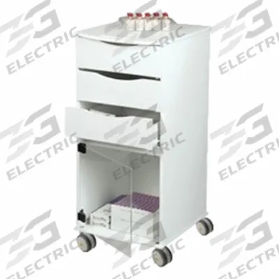 MARKETLAB Medical Procedure Cart: HDPE/Plastic, (2) Swivel/(2) Swivel with Brake - Medical Procedure Carts