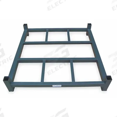 APPROVED VENDOR Stack Rack Base: 42 in x 60 in x 7 in, Open Decking, 4,000 lb Load Capacity - Open-Deck Stack Rack Bases