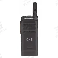 MOTOROLA Handheld Two Way Radio: SL300 Series, VHF, Digital, DMR, 3 W, 99 Channels, Alphanumeric (MPN SL300 AAH88JCP9JA2). Key specifications — Color: Black; FCC License Required: Yes.