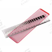 HUMBOLDT Concrete Crack Gauge: Crack Monitors, Clear, Black, Printed Graduation Mark, Millimeters (MPN HC-2940). Key specifications — Manufacturer Part Number: HC-2940; Graduation Color: Black; Includes: Protective Case; Brand: HUMBOLDT.
