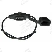 BUSSMANN In-Line Fuse Holder: Non-Rejection Block Style, 1 Pole, 32 V DC Rating, Wire Leads (MPN ATM-FHID). Key specifications — Compatible Fuse Series: 297; Brand: BUSSMANN.