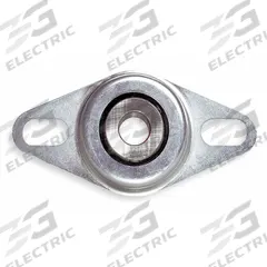DAYTON 2 Bolt Flange Bearing: Radial Ball, 1 in Bore, Steel, Set Screws, 4 1/2 in Lg, 2 1/2 in Wd (MPN 4X730). Key specifications — Bore Type: Cylindrical; Brand: DAYTON; Lubricant Material: NLGI #2 Equivalent; Mounting Bolt Size: 7/16 in; System of Measurement: Inch.