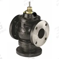 Hydronic Globe Valve: 3-Way, 157 CV Flow, 4 in Flanged, Cast Iron Body, Stainless Steel Stem, Tee (MPN VG2831VM). Key specifications — Manufacturer Part Number: VG2831VM; Brand: JOHNSON CONTROLS; Seat Material: Brass.