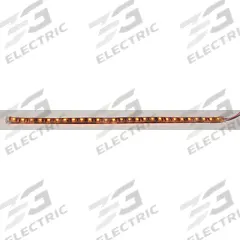 MAXXIMA Strip Lighting: Flex Strip Light, LED, Amber, Flat, 12.8V DC, IP68, Blunt Cut Leads (MPN MLS-1827Y). Key specifications — Shape: Flat; Brand: MAXXIMA; Electrical Connection: Blunt Cut Leads; Lighting Technology: LED; Mount Style: Surface.