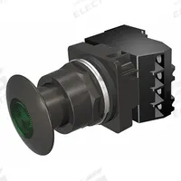 SIEMENS Mushroom Head Push Button: Illuminated, Mushroom Head Profile, Metallic, 30 mm, 1NO/1NC (MPN 52BP2E3A). Key specifications — Brand: SIEMENS; Action: Maintained; Series: Class 52; Terminal Connection: Pressure Plate; Push Button Material Type: Metallic.