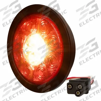 ECCO Combination Stop Light: LED, Stop, Turn, and Tail Combo Light, Amber/Blue - Stop, Turn & Tail Combination Lights