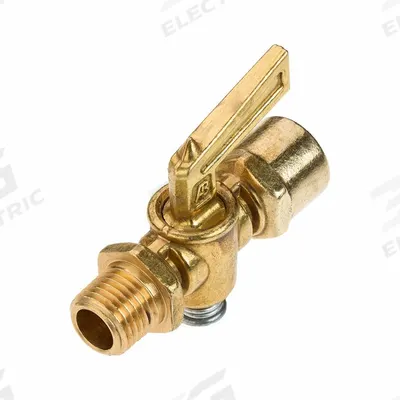 Parker Ground Plug Shutoff Cock Valve: For Oil, Air, Water, Cooling Media, 2-Way - Inline Brass Plug Valves