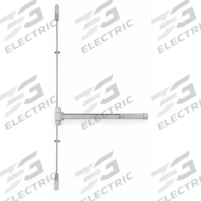 DORMAKABA Surface Vertical Rod: 36 in Max Door Wd - Surface Vertical Rod Push Bars