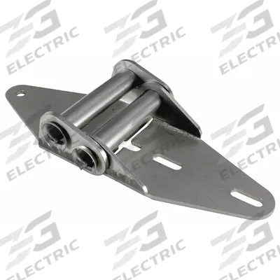 AMERICAN GARAGE DOOR SUPPLY Garage Door Hinge: Stainless Steel, 7 1/2 in Leaf Ht, Rounded - Stainless Steel Garage Door Hinges