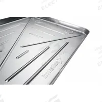 DIVERSITECH Condensate Drain Pan: Steel, 60 in L x 30 in W x 2 1/2 in D, 3/4 in PVC Discharge (MPN 6-M3060). Key specifications — Brand: DIVERSITECH; Color: Silver.