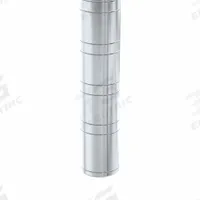 NEW AGE INDUSTRIAL Shelving Post: 72 in, 6 ga, Unfinished, Silver (MPN 72P). Key specifications — attr39643: Silver; attr33138: NEW AGE INDUSTRIAL.