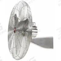 DAYTON Mounted Fan: 30 in Blade Dia, 115/230V AC, 1/3 hp Motor HP, Wall Mount, Non-Oscillating (MPN 70832). Key specifications — Brand: DAYTON; Voltage: 115/230V AC; Number of Speeds: 1; Fan Mounting Location: Wall; Oscillation: Non-Oscillating; Mounting Type: Bracket.