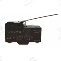 OMRON Snap Action Switch: Hinge Lever Actuator, 1NO/1NC, Screw (MPN X-10GW-B). Key specifications — AC Contact Rating: 2 A @250 V; Electrical Connection: Screw; Series: X; Brand: OMRON.