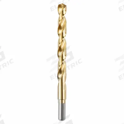 MILWAUKEE Jobber Length Drill Bit: 7/16", 135° Split Point, TiN-Coated HSS - Chip-Clearing High-Speed Steel Jobber-Length Drill Bits