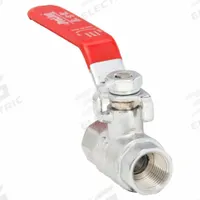 APPROVED VENDOR Manual Two-Way Ball Valve: 3/8 in, Chrome-Plated Brass, Straight, FIP x FIP, Lever (MPN 107-822-CP). Key specifications — Brand: APPROVED VENDOR; Handle: Lever.