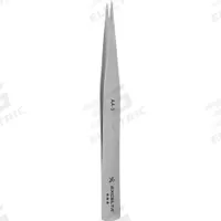 EXCELTA Tweezers: Stainless Steel, Point, Straight Tip, 0.008 in Tip Thick (MPN AA-S). Key specifications — attr1002355: Stainless Steel; attr1002345: EXCELTA; attr1002348: Stainless Steel; attr1002358: Smooth; attr1002361: AA-S; attr1024781: Standard.