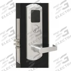 TOWNSTEEL Electronic Keyless Lock: RFID, ADA Compliant, Chrome (MPN FME-2040-RFID-S-626). Key specifications — Product Type: Electronic Keyless Lock; Manufacturer Part Number: FME-2040-RFID-S-626; Access Method: RFID; Key Override Options: High Security 6 Pin TownSteel L; Lever Style: Clutch.