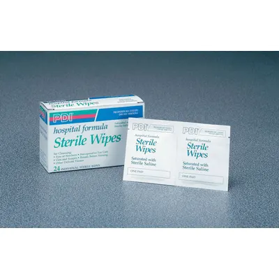 OEM Topical Antiseptic Wipes: Wipes, Sterile Saline, 24 PK - Sterile Cleansers