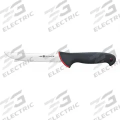 ZWILLING J.A. HENCKELS Knife: Straight, 6 in Overall Lg, Stainless Steel Blade, Polypropylene Handle (MPN 33104-151). Key specifications — Sub-brand: Kolor ID; Brand: ZWILLING J.A. HENCKELS; Blade Material: Stainless Steel; Blade Type: Straight; Handle Color: Black; Handle Material: Polypropylene; Knife Type: Boning Knife; NSF Certified: Yes.