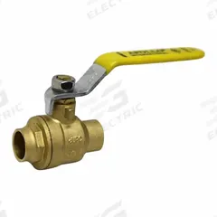 APOLLO Manual Two-Way Ball Valve: 1/2 in, Brass, Straight, Sweat x Sweat, Full Port Ball Port, Lever (MPN 94A20301). Key specifications — Brand: APOLLO; Handle: Lever.
